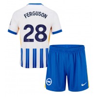 Stroje piłkarskie Brighton Evan Ferguson #28 Koszulka Podstawowej dla dzieci 2024-25 Krótki Rękaw (+ szorty)